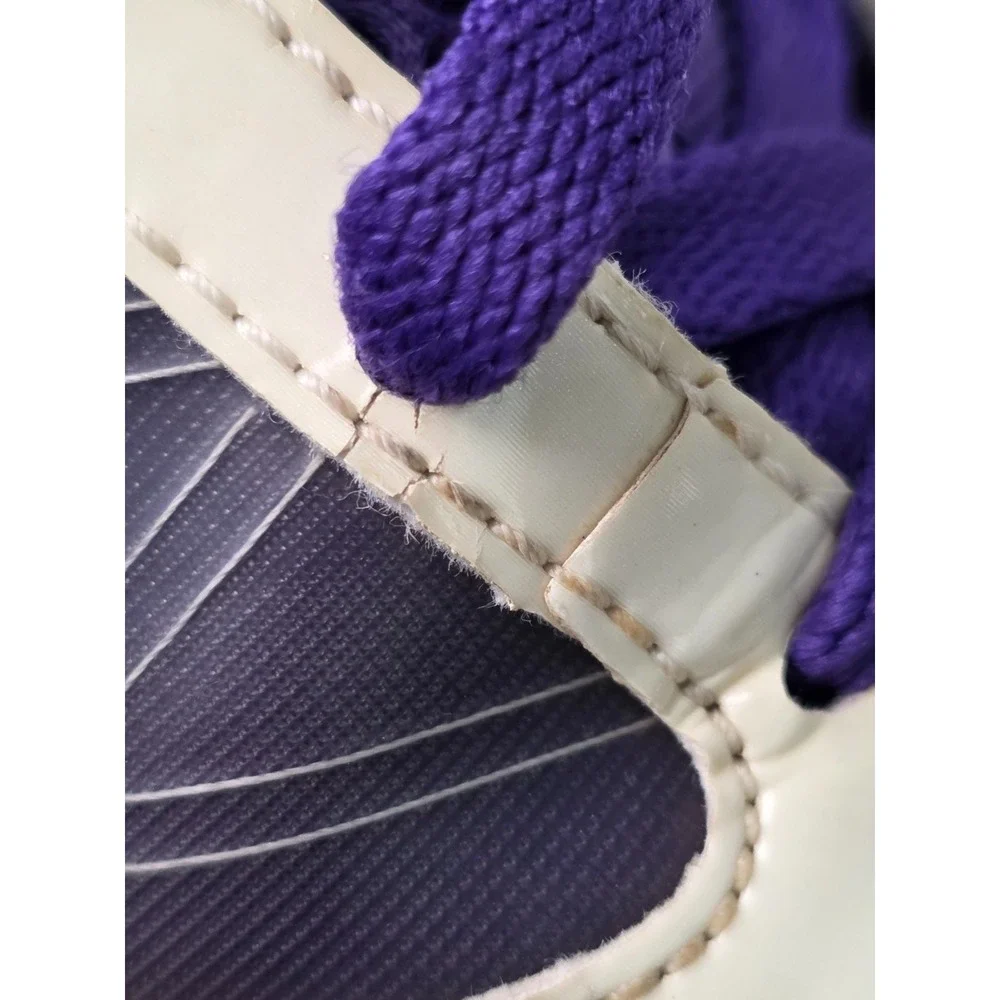 Nike Flywire Hyperize Youth Basketball Sneakers Size 6 White Purple‎ Shoes